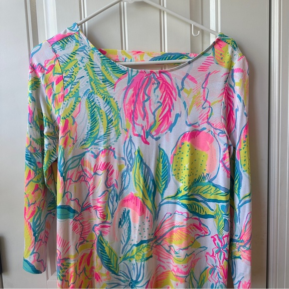 NWOT Lilly Pulitzer Ophelia Stretch Shift Dress Multi Fiesta Bamba Size M - Picture 4 of 4
